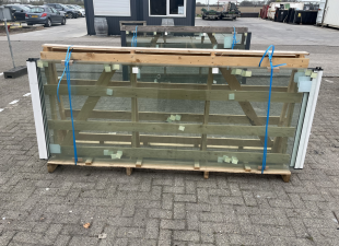 Glasschuifsysteem Profiline R5 (5-spoor) type G - 469x258 cm RAL9010 - SALE25026