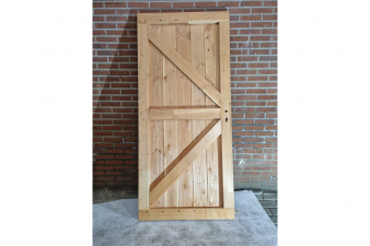 Enkele houten deur blank douglas 78,9 x 194,4 cm - SALE25033