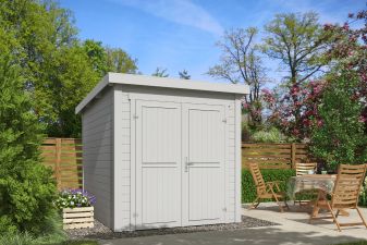 Tuinhuis Sara 200x250 cm - Platinum Grey gecoat