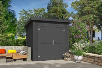 Tuinhuis Sara 200x200 cm - Carbon Grey gecoat