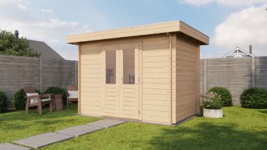 Lugarde Select Blokhut Nijmegen 300x200cm - Onbehandeld