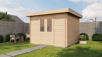 Lugarde Select Blokhut Amersfoort 300x300cm - Onbehandeld