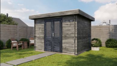 Lugarde Select Blokhut Amersfoort 300x300cm - Keteldruk Grijs