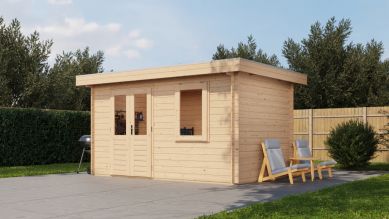 Lugarde Select Blokhut Veenendaal 400x250cm - Onbehandeld