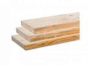 Steigerplank Midden-Europees vuren gedroogd 2,9x19x500 cm