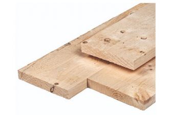 Steigerplank onbehandeld