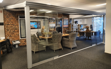 Greenline veranda 600x350 cm - polycarbonaat dak - incl. spots - Strijen