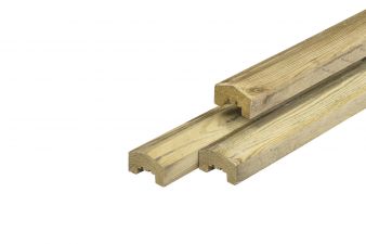 Afdeklat geïmpregneerd grenen 4,5x6,8x180 cm