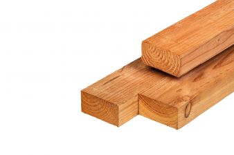 Lariks/Douglas ligger onbehandeld (vers hout) 5x10x400 cm