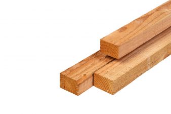 Lariks/Douglas ligger onbehandeld (vers hout) 4,5x7,5x300 cm