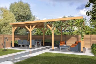 Red Class overkapping Zoutelande 750x330 cm incl. schroefpakket - Bouwpakket