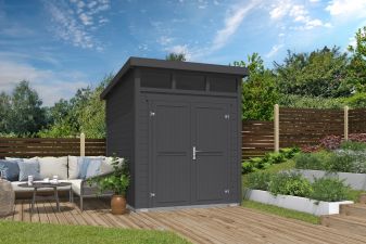 Tuinhuis Kibo 2 200x250 cm - Carbon Grey gecoat