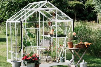 Tuinkas Kate I wit 3 mm veiligheidsglas