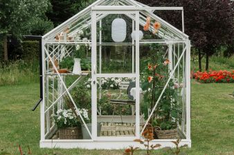 Tuinkas Mary IV - 212x430 cm - Wit - Full Options