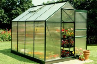 Tuinkas - Popular 86 - klassiek groen - 4 mm polycarbonaat
