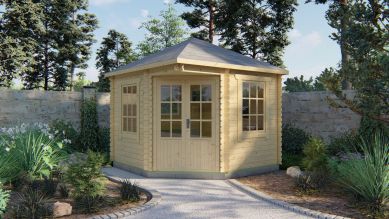 Tuindeco Blokhut/Tuinhuis Tulp 300x300 cm - geïmpregneerd