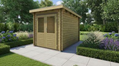 Classicline Blokhut Utrecht vuren groen geïmpregneerd 200x300 cm