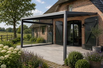 Velvetline veranda 400x400 cm polycarbonaat dak