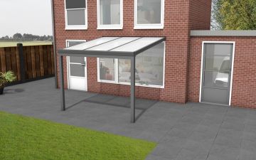 Aluminium aanbouwveranda Velvetline 400x250 cm - Polycarbonaat dak