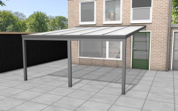 Aluminium aanbouwveranda Velvetline 500x400 cm - Polycarbonaat dak