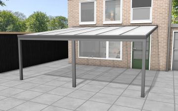 Aluminium aanbouwveranda Velvetline 600x400 cm - Polycarbonaat dak
