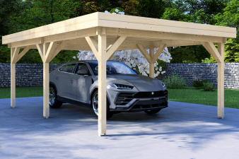 Carport 400x600 cm plat dak