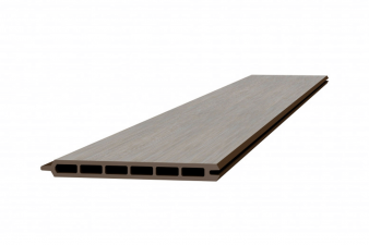 Composiet schermplank grijs 2,1x19,5x180 cm