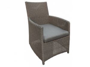 Wicker stoel Danburry donkerbruin