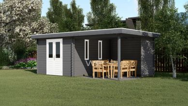 Blokhut/Tuinhuis Bunnik 600x350 cm
