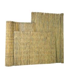 Rietplaat 2 cm dik met staaldraad gevlochten 200 x 200 cm