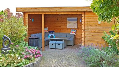 Blokhut/Tuinhuis Zoetermeer 550x250 cm