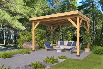 Red Class overkapping Zoutelande 400x330 cm basis incl. schroefpakket - Bouwpakket