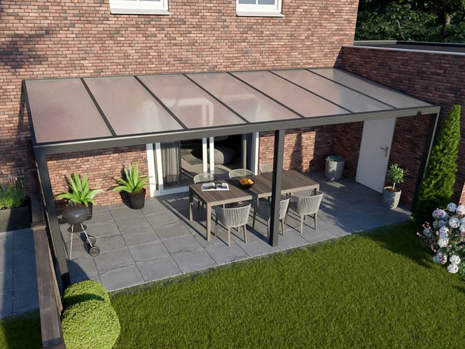 Greenline veranda 700x300 cm - polycarbonaat dak