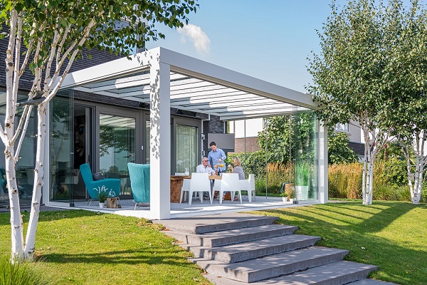 Cube veranda 400x350 cm - glasdak