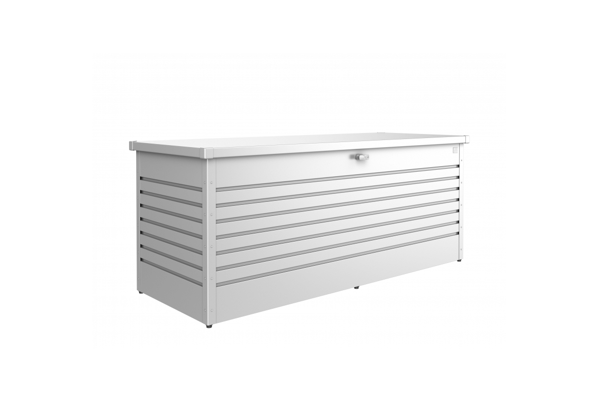 Biohort metalen Hobbybox 200 201x79x83 cm zilver