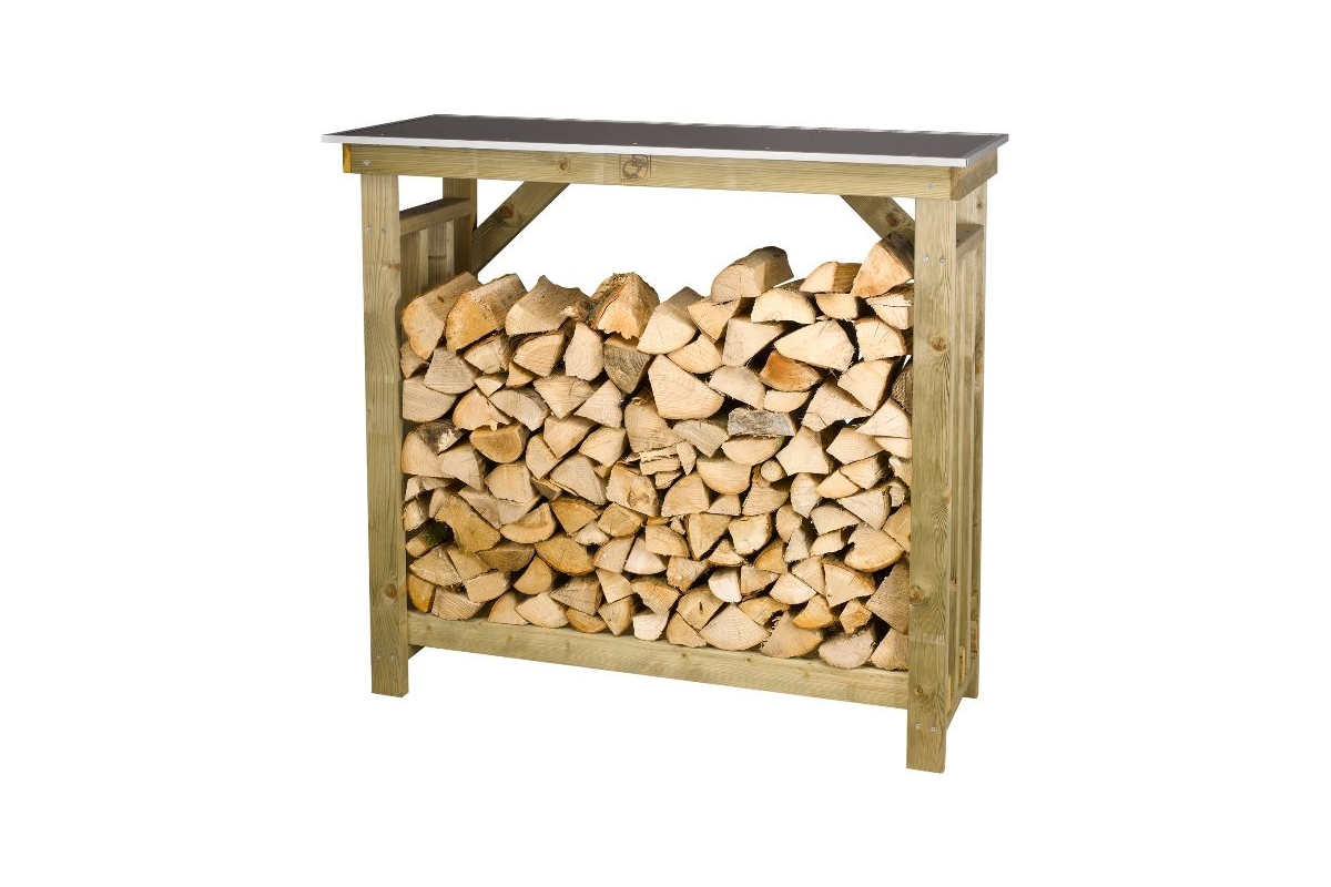 Lutrabox Haardhoutopslag 125x62x180 cm