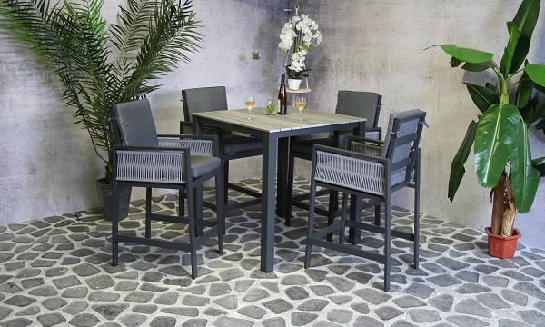 Van Kooten Tuin en Buitenleven Aluminium Barset Ibiza