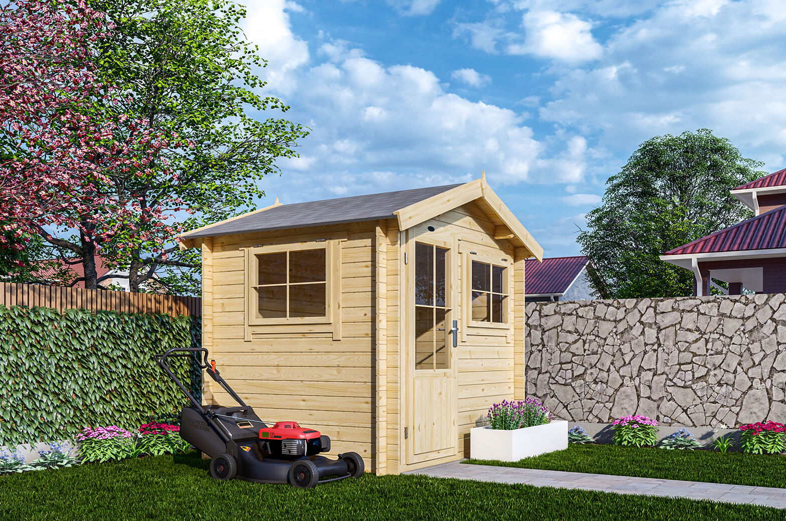 Blokhut 2520 250x200 cm afbeelding