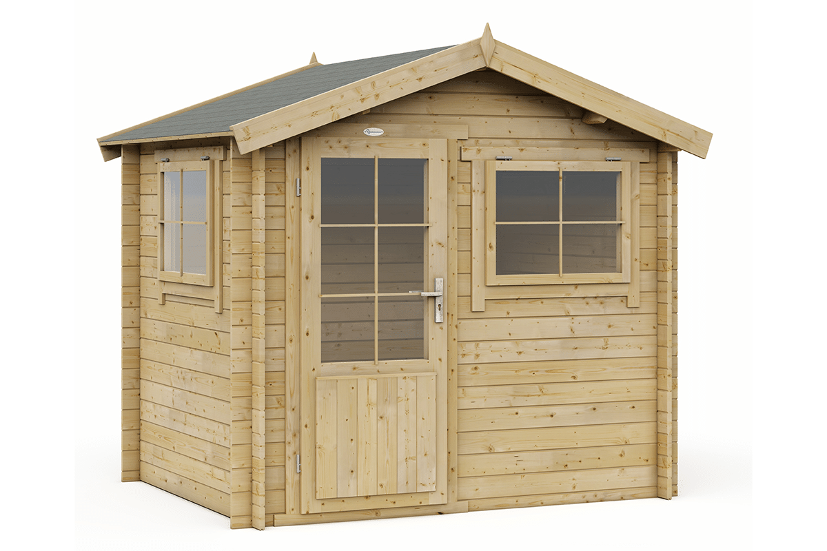 Blokhut 2520 250x200 cm - geïmpregneerd afbeelding
