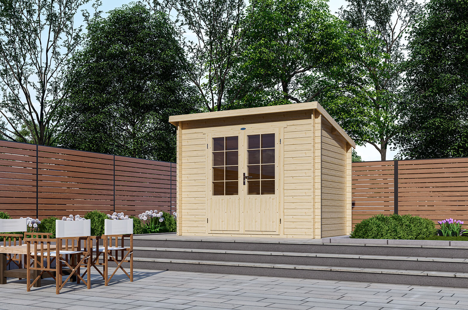 Blokhut 3020L 300x200 cm - geïmpregneerd afbeelding