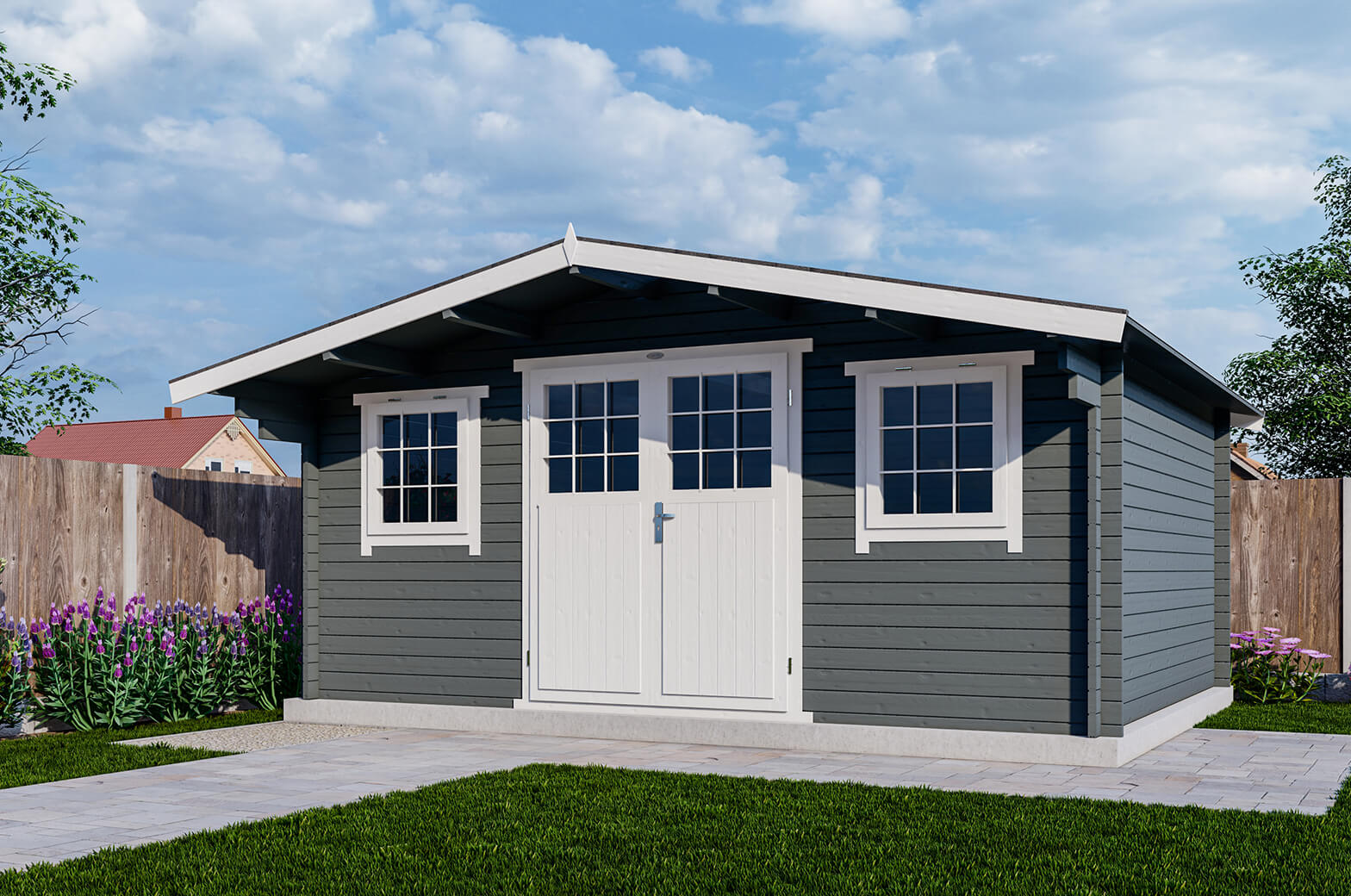 Blokhut 5139 508x388 cm - gecoat afbeelding