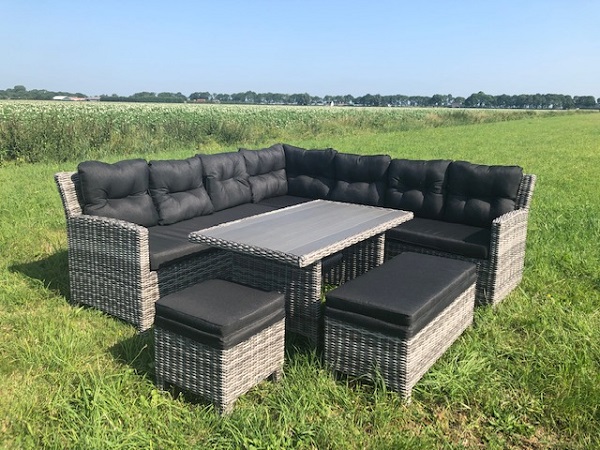 Van Kooten Tuin en Buitenleven SenS-Line Wicker Tuinset Barbados