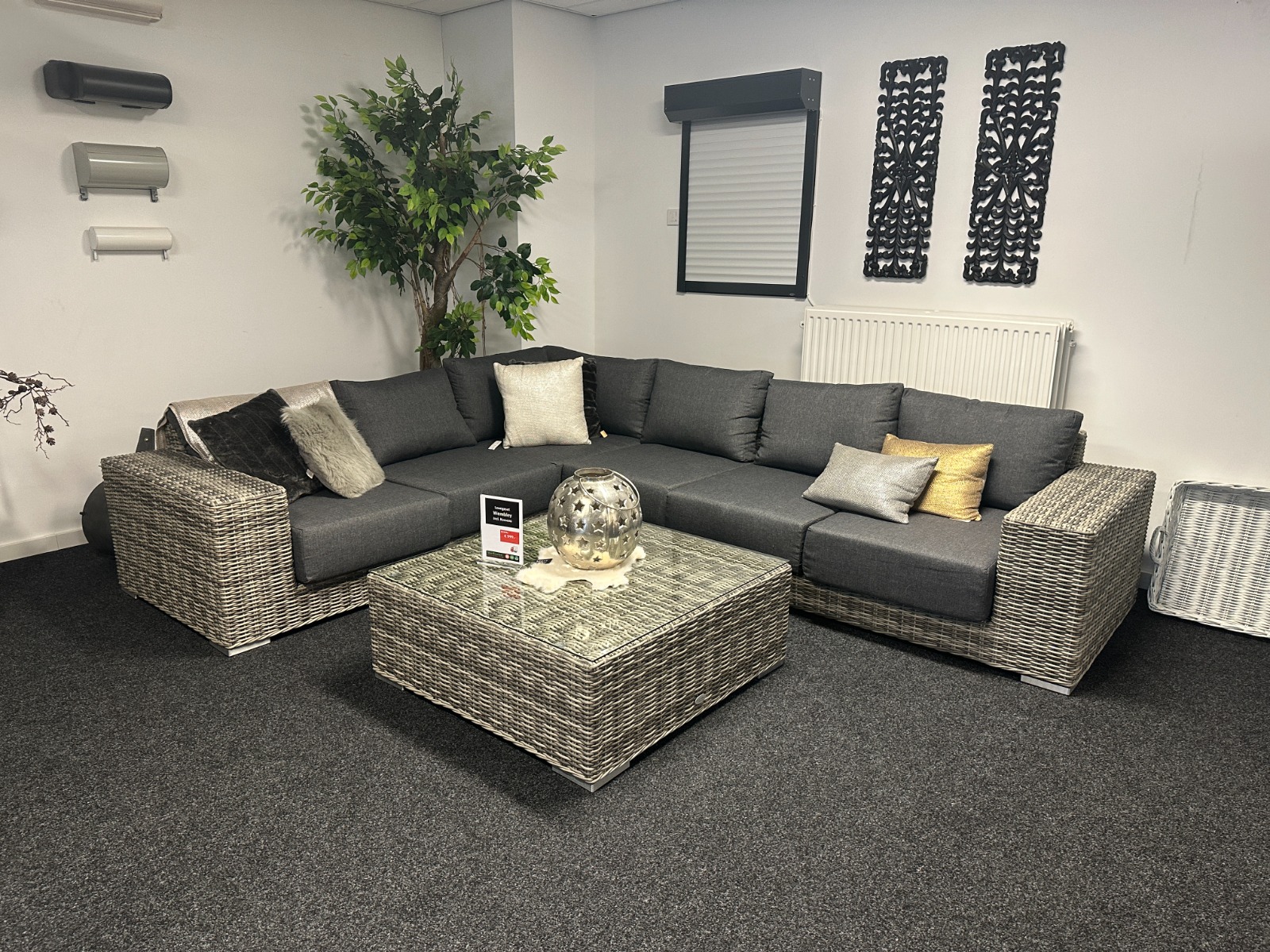 Wembley Corner set wicker - Showmodel - Hoofddorp afbeelding