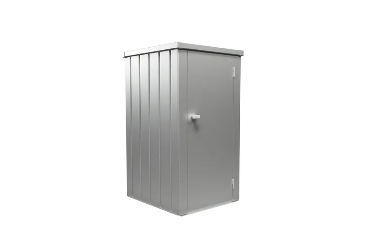 Biohort Julia L metalen terraskast 77,7x87x140,2 cm zilver metallic