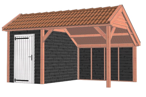 Kapschuur De Deel 505x340 cm - Combinatie 1 afbeelding