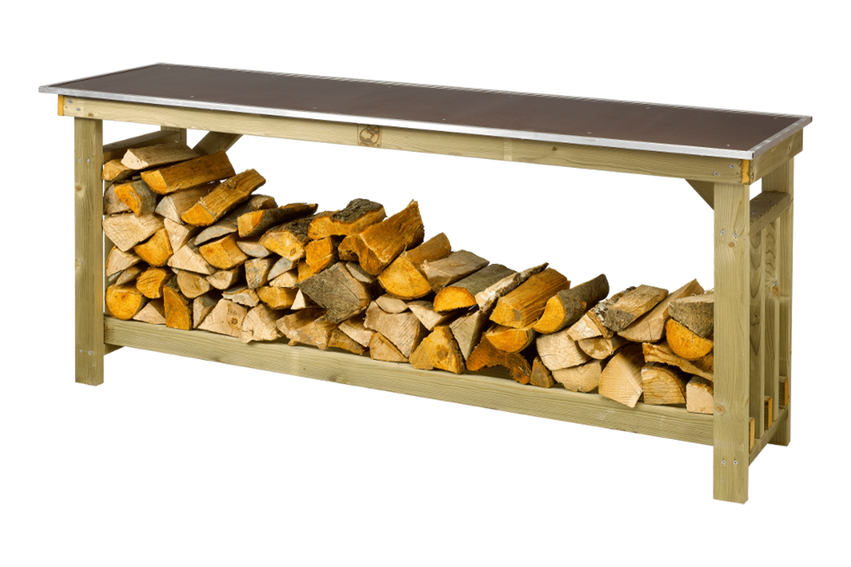 Lutrabox Houtopslag/Sidetable 180x50x80 cm