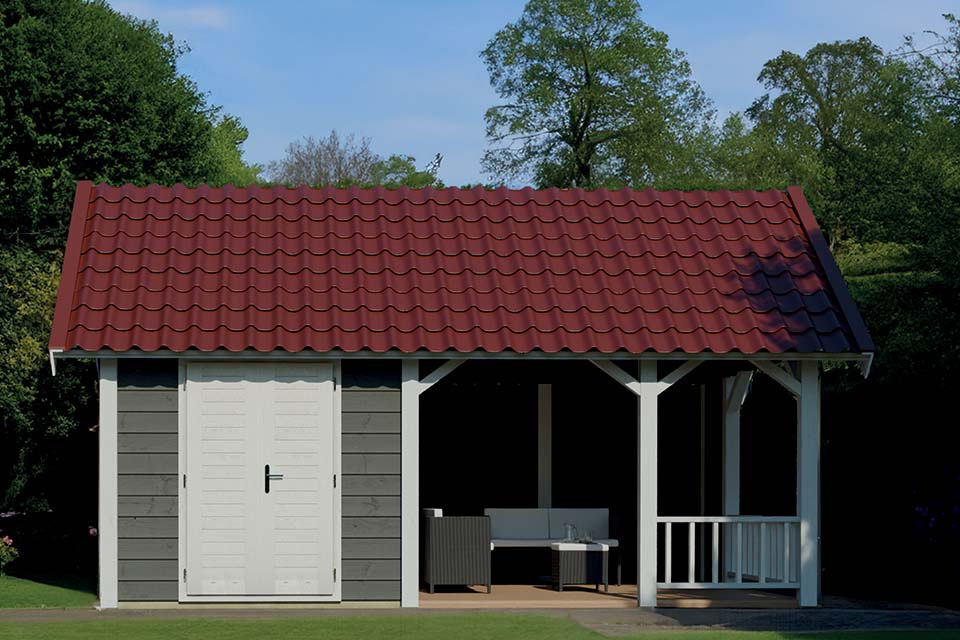 Lugarde Douglas tuinhuis met zadeldak PSD4 600 x 350 cm afbeelding