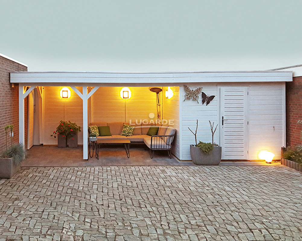 Lugarde Tuinhuis PR47 840x240 cm - 28 mm afbeelding