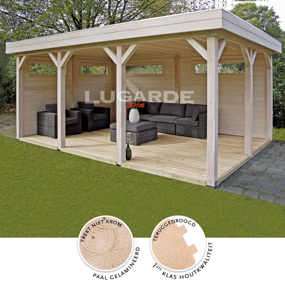 Lugarde Veranda VSV02 540x360 cm - 44 mm afbeelding