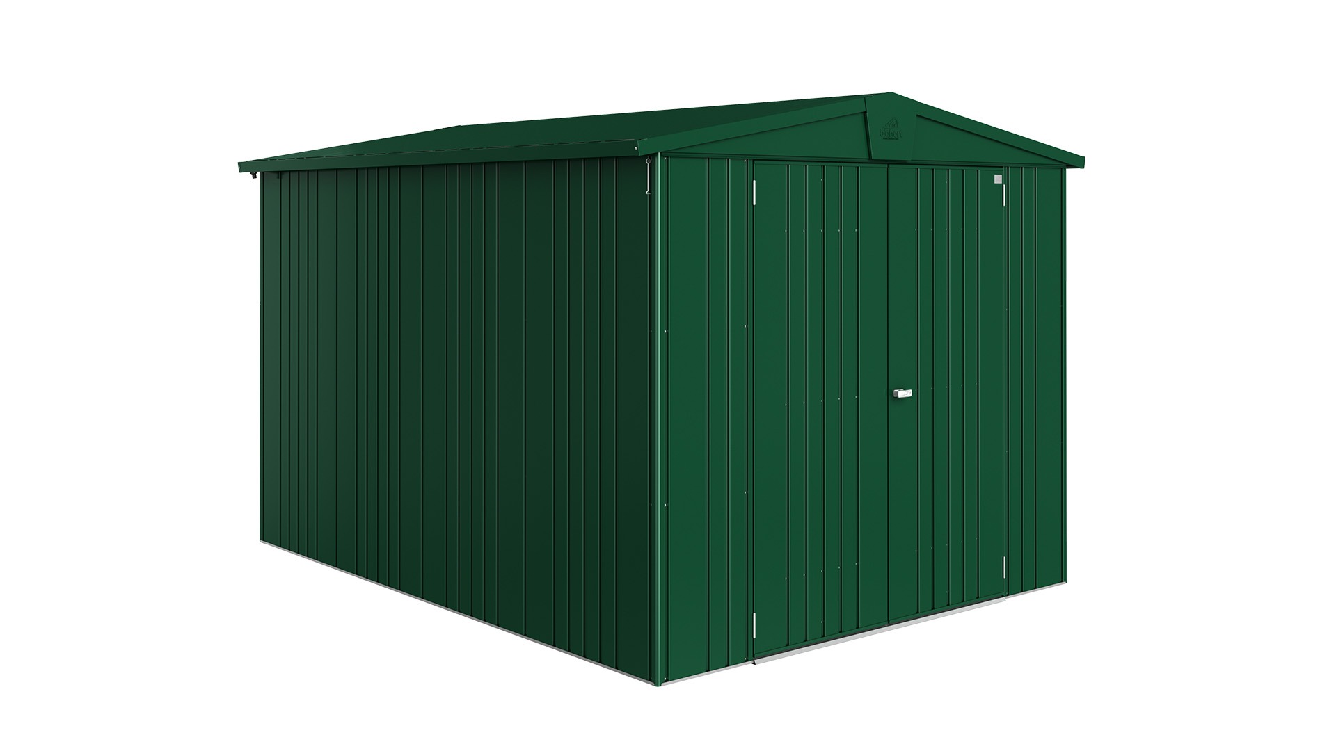 Biohort Europa 6 metalen tuinhuis 244x300x203 cm donkergroen